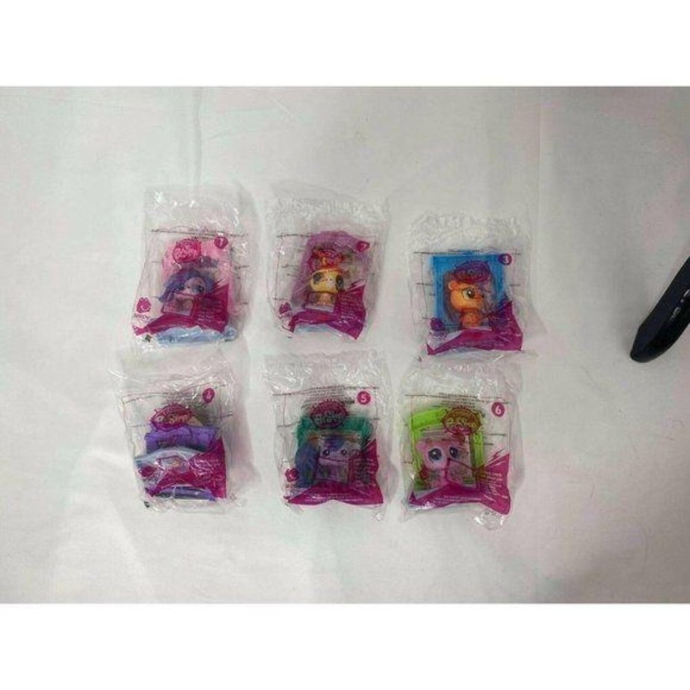 2015 McDonald's Littlest Pet Shop 6-piece Happy Meal Toy set